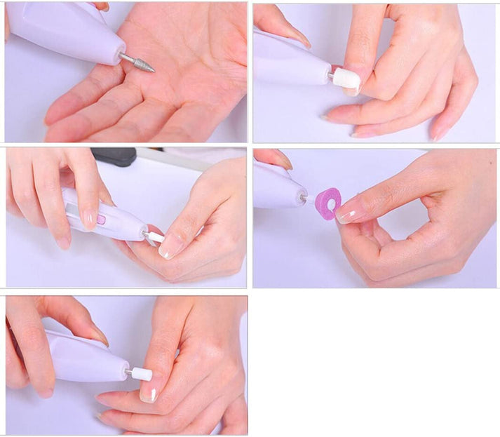 Kit de Manicura Eléctrico 5‑en‑1
