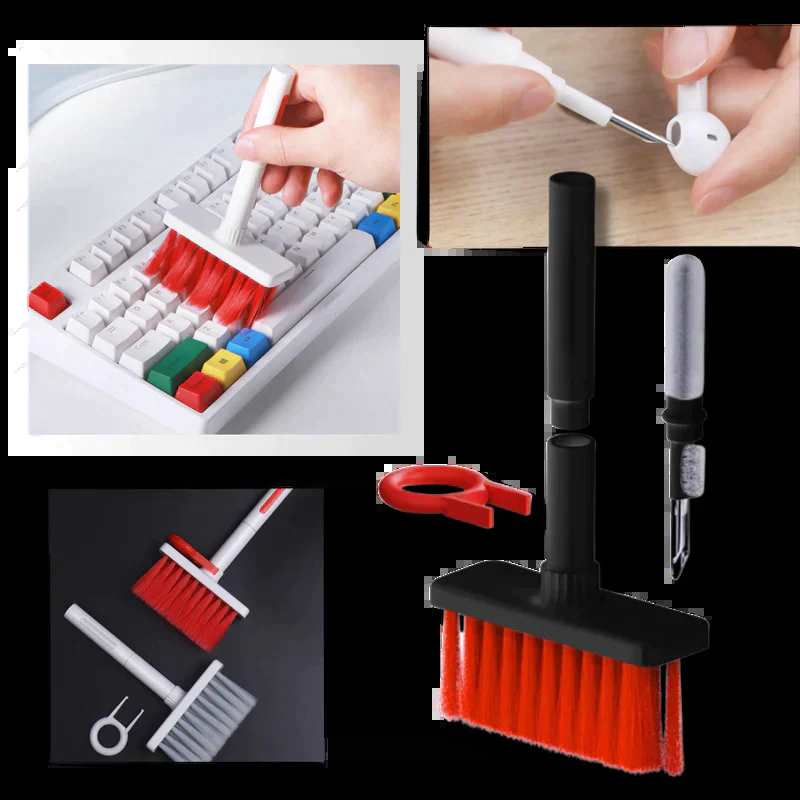 Limpiador de Accesorios 5‑en‑1 — Cepillos y esponjas limpios en menos tiempo