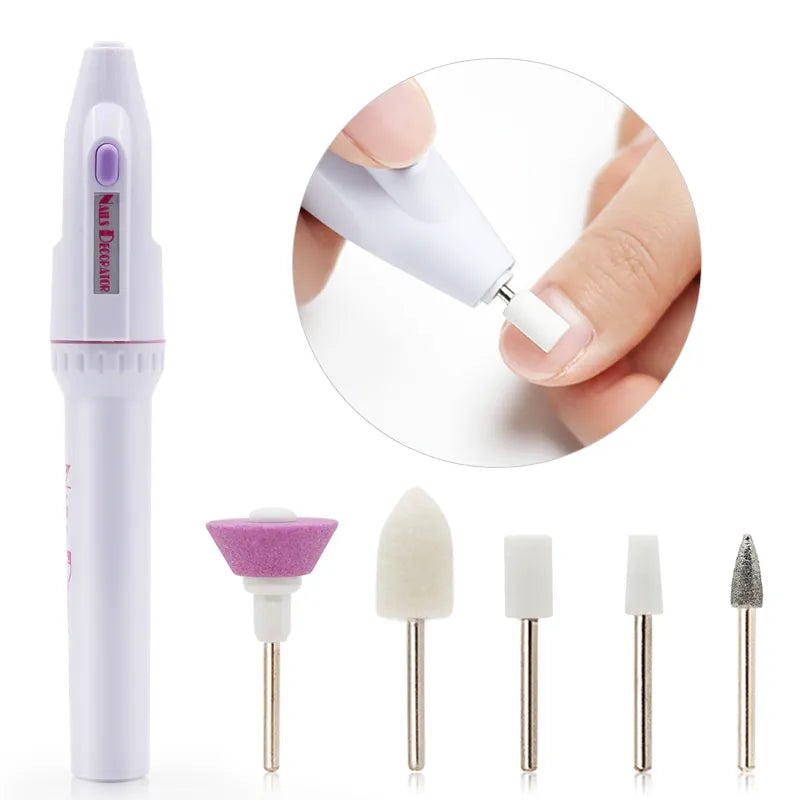 Kit de Manicura Eléctrico 5‑en‑1