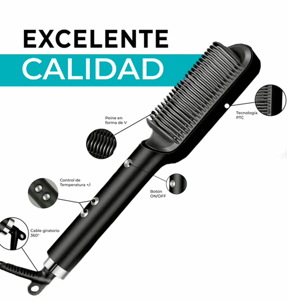 Cepillo Alisador — Cabello liso sin frizz en minutos