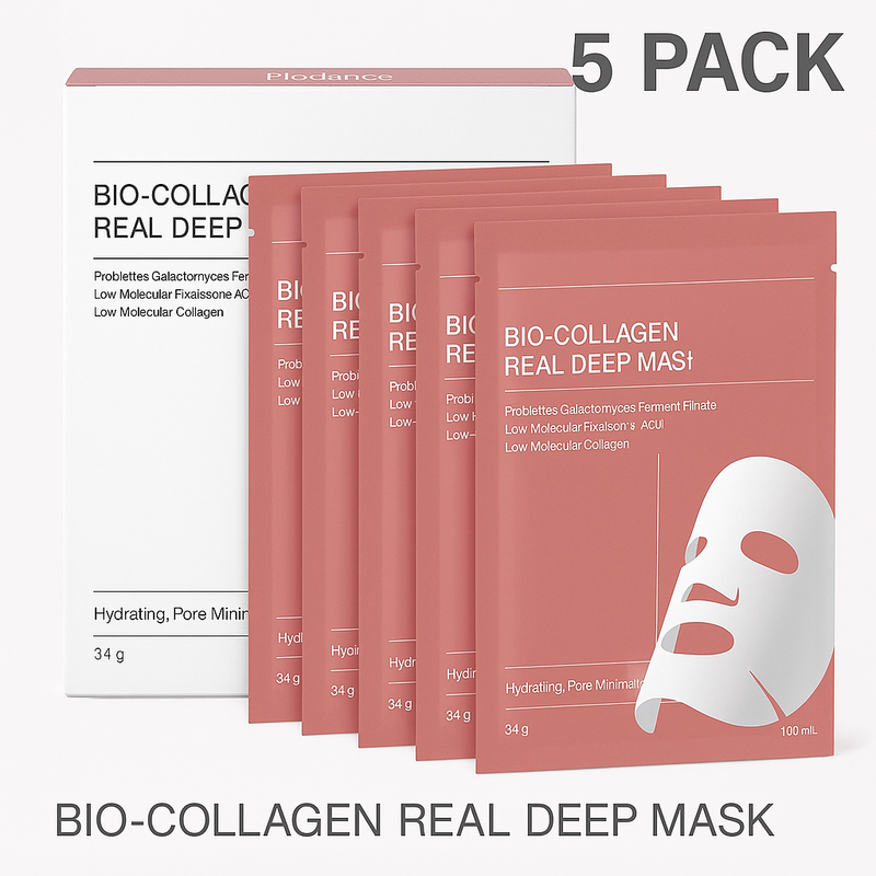 Pack 5 Mascarillas de Colágeno — Hidratación intensa y piel con mejor aspecto