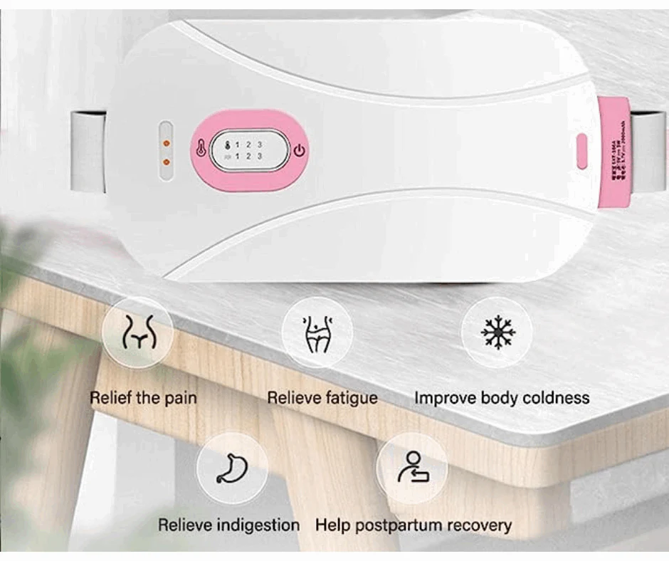 Masajeador de Alivio Menstrual — Calor y masajes focalizados