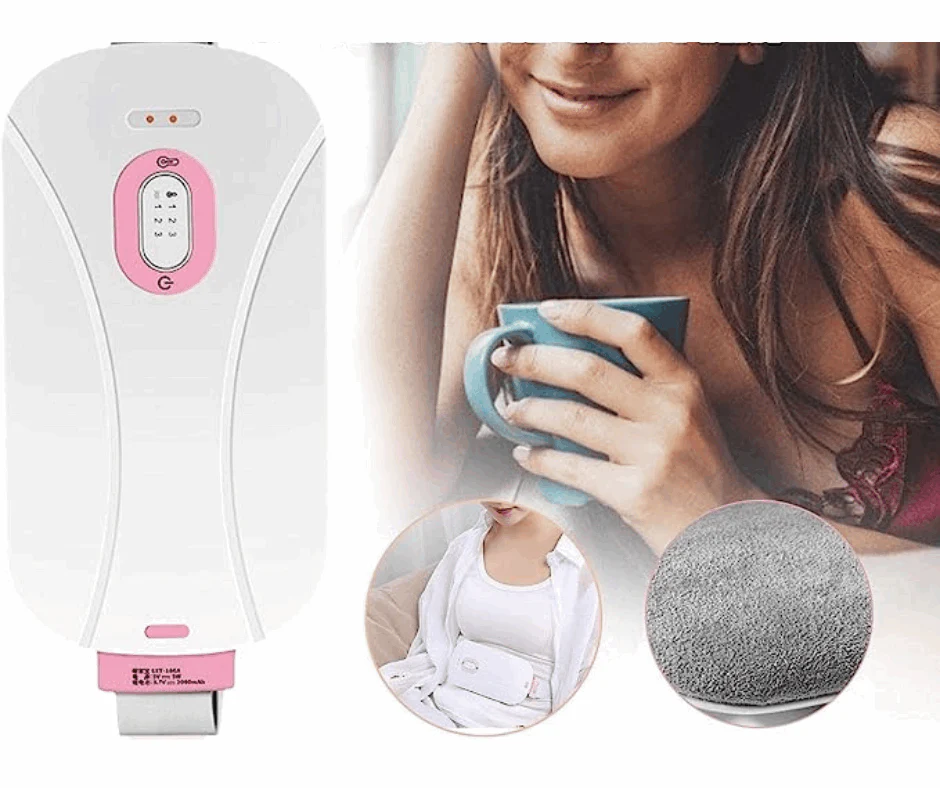 Masajeador de Alivio Menstrual — Calor y masajes focalizados