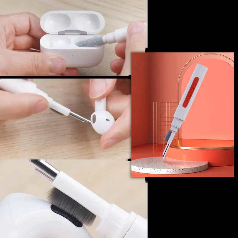 Limpiador de Accesorios 5‑en‑1 — Cepillos y esponjas limpios en menos tiempo